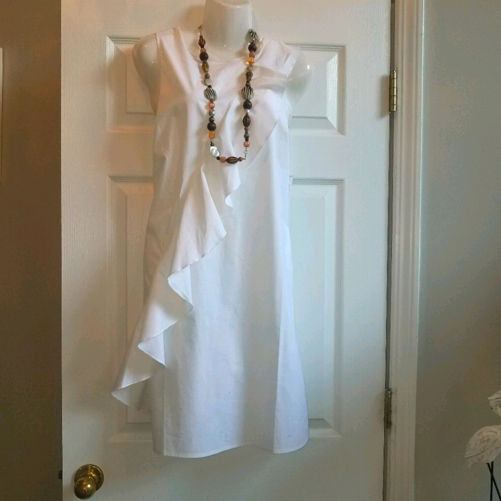 White cotton dress
